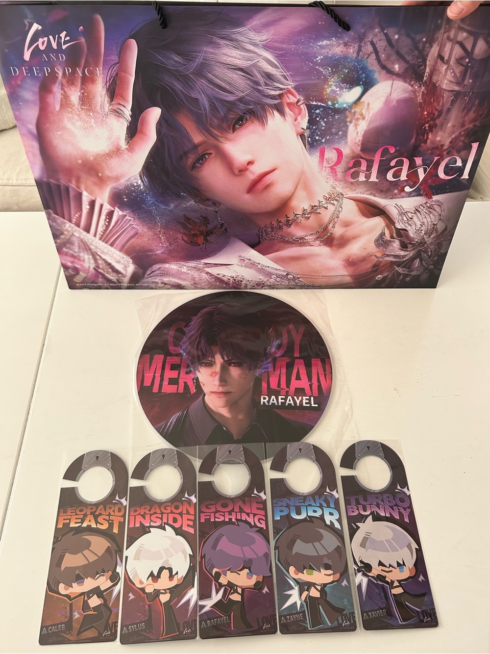 Love and Deepspace Rafayel Anime Expo 2026 Exclusive Merch Bag Set